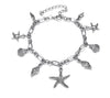 Wholesale Jewelry Hawaiian Vacation Simple Style Scallop Starfish Conch Alloy Anklet