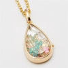 Wholesale Jewelry Heart And Drop Shape Copper Electroplating Pendant Necklace For Women