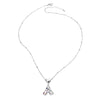 Wholesale Jewelry Heart English Letter Pendant Necklace Copper Inlaid Colorful Zircon Electroplated