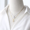 Wholesale Jewelry Heart Pendant Necklace Women's Gold Plated Copper Zircon With Geometric Design And Electroplating Process