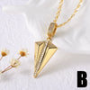 Wholesale Jewelry Heart Shape Copper Gold Plated Pendant O Chain Necklace For Women
