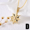 Wholesale Jewelry Heart Shape Copper Gold Plated Pendant O Chain Necklace For Women