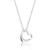 Wholesale Jewelry Heart Shape Mixed Gemstone Inlay Copper O Chain Electroplated Necklace For Women