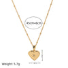 Wholesale Jewelry Heart Shape Zircon Copper Titanium Steel Real Gold Plated Openable Photo Album Necklace