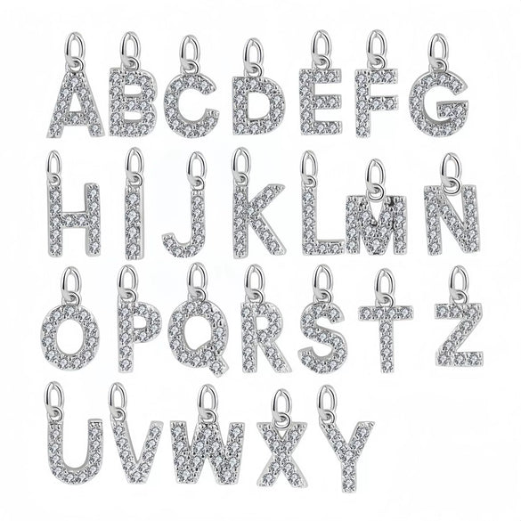 Wholesale Jewelry Heartshaped Letter Doublelayer Sterling Silver Necklace Women's Fashion Allmatch Collarbone Chain