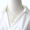 Wholesale Jewelry Heartshaped Pendant Copper Ochain Necklace Electroplating
