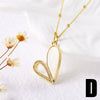 Wholesale Jewelry Heartshaped Pendant Copper Ochain Necklace Electroplating