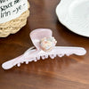 Wholesale Jewelry Highend Handmade Acetic Acid Tulip Shark Hair Clip For Women