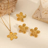 Wholesale Jewelry Highend Stainless Steel And Titanium Steel Flower Jewelry With Electroplating For Women