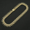Wholesale Jewelry Hip Hop Exaggerated Diamond Geometric Alloy Cuban Chain Men's Necklace