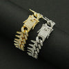 Wholesale Jewelry Hip Hop Exaggerated Diamond Geometric Alloy Cuban Chain Men's Necklace