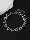 Wholesale Jewelry Hip Hop Punk Rivet Cross Pendant Necklace Alloy Stainless Steel Geometric Electroplating Unisex