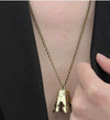 Wholesale Jewelry Hip Hop Punk Rivet Cross Pendant Necklace Alloy Stainless Steel Geometric Electroplating Unisex