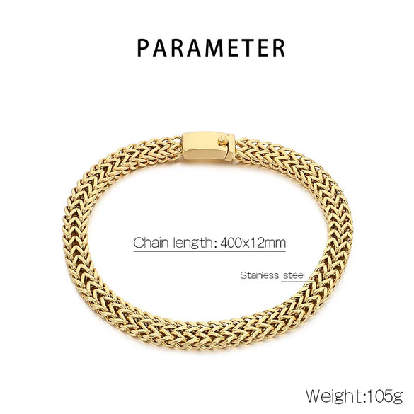 Wholesale Jewelry Hip-Hop Simple Style Geometric Solid Color 304 Stainless Steel 18K Gold Plated Necklace