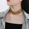 Wholesale Jewelry Hip-Hop Simple Style Geometric Solid Color 304 Stainless Steel 18K Gold Plated Necklace