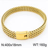 Wholesale Jewelry Hip-Hop Simple Style Geometric Solid Color 304 Stainless Steel 18K Gold Plated Necklace