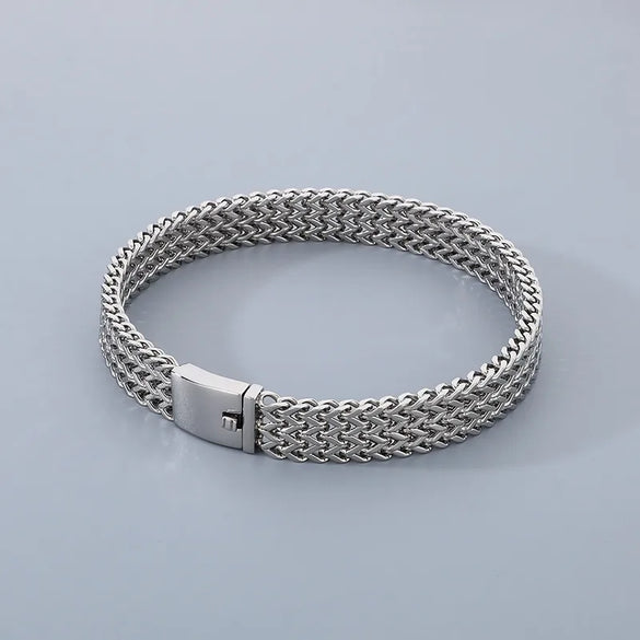 Wholesale Jewelry Hip-Hop Simple Style Geometric Solid Color 304 Stainless Steel 18K Gold Plated Necklace