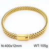 Wholesale Jewelry Hip-Hop Simple Style Geometric Solid Color 304 Stainless Steel 18K Gold Plated Necklace