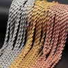 Wholesale Jewelry Hip Hop Style Copper Inlaid Zircon Letter And Number Pendant Necklace With Electroplating