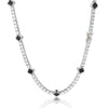 Wholesale Jewelry Hip Hop Style Fourleaf Clover Copper Zirconia Tennis Chain Necklace And Bracelet