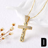 Wholesale Jewelry Hiphop Geometric Copper Goldplated Pendant Necklace