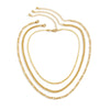 Wholesale Jewelry Hiphop Simple Flat Snake Bone Chain Necklace Retro Geometric Iron And Copper Chain