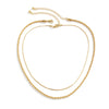 Wholesale Jewelry Hiphop Simple Flat Snake Bone Chain Necklace Retro Geometric Iron And Copper Chain