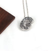 Wholesale Jewelry Hiphop Style Copper Alloy Cross Pendant Water Wave Chain Necklace With Letter Pattern And Electroplating Process