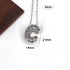 Wholesale Jewelry Hiphop Style Copper Alloy Cross Pendant Water Wave Chain Necklace With Letter Pattern And Electroplating Process