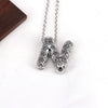 Wholesale Jewelry Hiphop Style Copper Alloy Cross Pendant Water Wave Chain Necklace With Letter Pattern And Electroplating Process