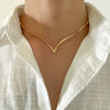 Wholesale Jewelry Hiphop Style Copper Snake Bone Chain Geometric Vshaped Necklace Earrings Electroplated