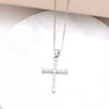 Wholesale Jewelry Hiphop Style Cross Pendant Necklace Copper Goldplated Box Chain
