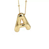 Wholesale Jewelry Hiphop Style Letter Copper And Alloy Pendant Necklace With Snake Bone Chain Electroplating