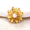 Wholesale Jewelry Horse Eye Pearl Flower Zinc Alloy Electroplated Accessories