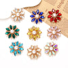 Wholesale Jewelry Horse Eye Pearl Flower Zinc Alloy Electroplated Accessories