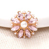Wholesale Jewelry Horse Eye Pearl Flower Zinc Alloy Electroplated Accessories