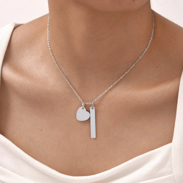 Wholesale Jewelry IG Style Simple Style Geometric 201 Stainless Steel 18K Gold Plated Cable Chain Pendant Necklace