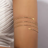 Wholesale Jewelry IG Style Simple Style Solid Color Alloy Arm Bracelet