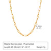 Wholesale Jewelry IG Style Solid Color 201 Stainless Steel 18K Gold Plated Bracelets Necklace