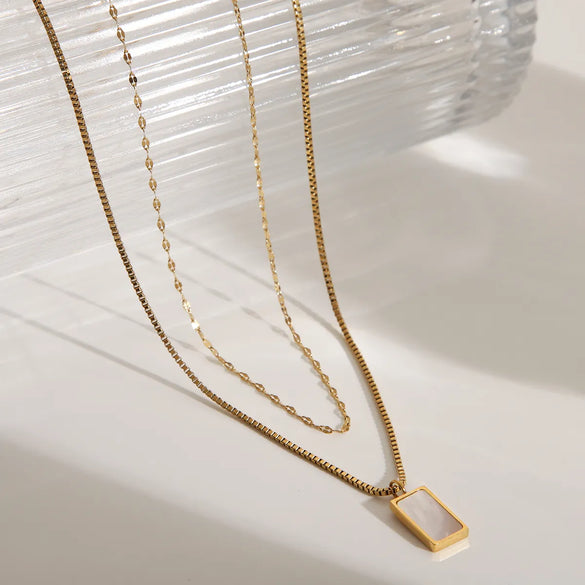 Wholesale Jewelry IG Style Vacation Simple Style Heart Shape Smiley Face Feather 304 Stainless Steel Acrylic 18K Gold Plated Inlay Pendant Necklace