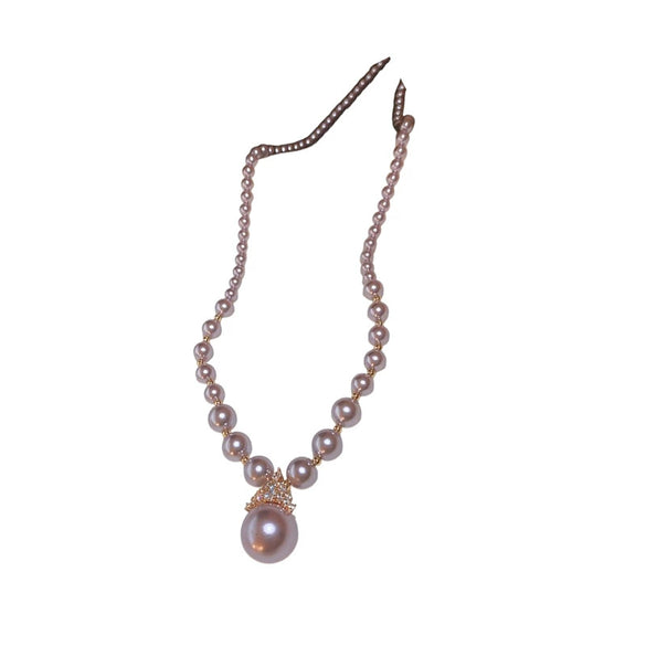 Wholesale Jewelry Imitation Pearls Zircon Electroplated Geometric Cross Crown Roman Numerals Earrings And Necklaces For Women