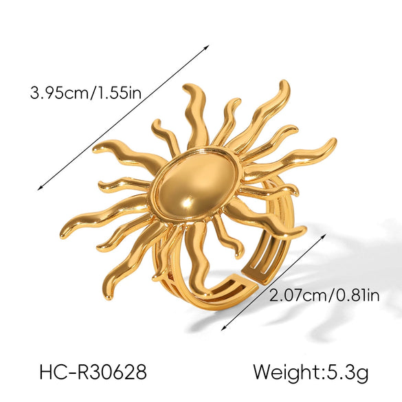 Wholesale Jewelry Ins Style Minimalist Geometric Stainless Steel Electroplated Pendant Necklace And Earrings And Ring For Women