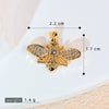 Wholesale Jewelry Insect Bee Copper Electroplated Pendant