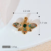 Wholesale Jewelry Insect Bee Copper Electroplated Pendant