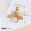 Wholesale Jewelry Insect Bee Copper Electroplated Pendant