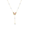 Wholesale Jewelry Insect Pattern Stainless Steel Long Tassel Necklace For Women With Electroplating