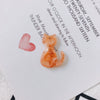 Wholesale Jewelry Kitten Plastic Resin Epoxy Handmade Earrings Pendant Accessories