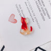Wholesale Jewelry Kitten Plastic Resin Epoxy Handmade Earrings Pendant Accessories