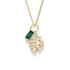 Wholesale Jewelry Leaf Pattern 925 Sterling Silver Pendant Necklace For Women