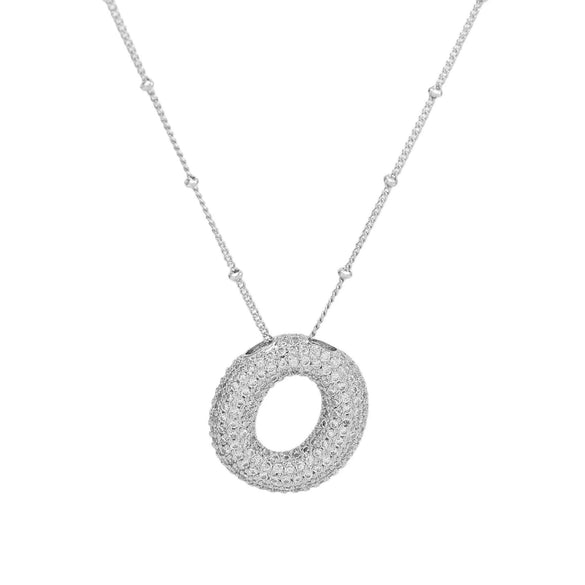 Wholesale Jewelry Letter Pendant Necklace Copper Brass Electroplating For Women